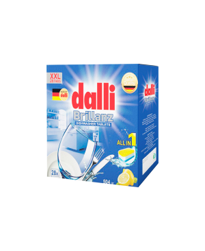 قرص ماشین ظرفشوئی ۲۸ عددی برند dalli تحت لیسانس کشور المان