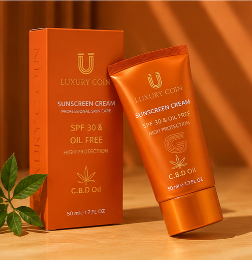 کرم ضد آفتاب spf30 حجم 40 میل برند لاکچری کوین فرانسه اورجینال
