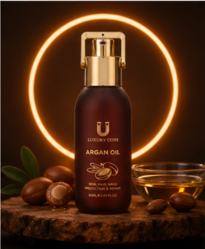 روغن تقویت و پر پشت کننده مو و ابرو آرگان برند لاکچری کوین فرانسه