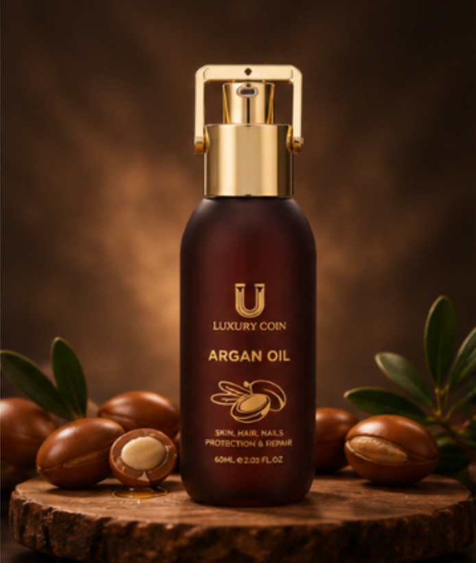 روغن تقویت و پر پشت کننده مو و ابرو آرگان برند لاکچری کوین فرانسه